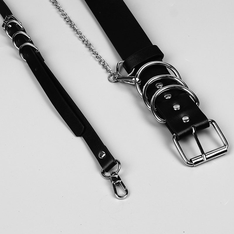 Military wind chain summer dress belt waist belt decoration chain single shoulder strap waist seal female straps Obsesie