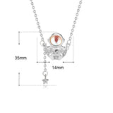 Moon Astronaut Moonstone Pendant Necklace Obsesie