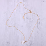 Necklace with mother shell Obsesie