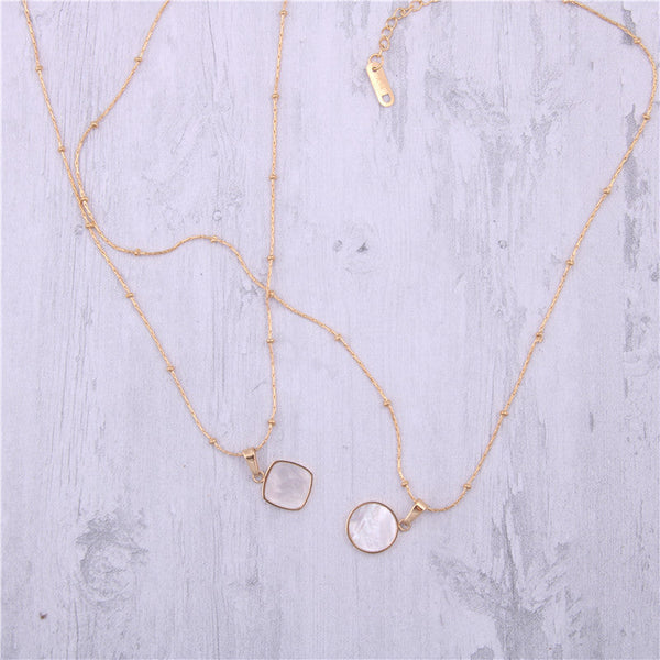 Necklace with mother shell Obsesie