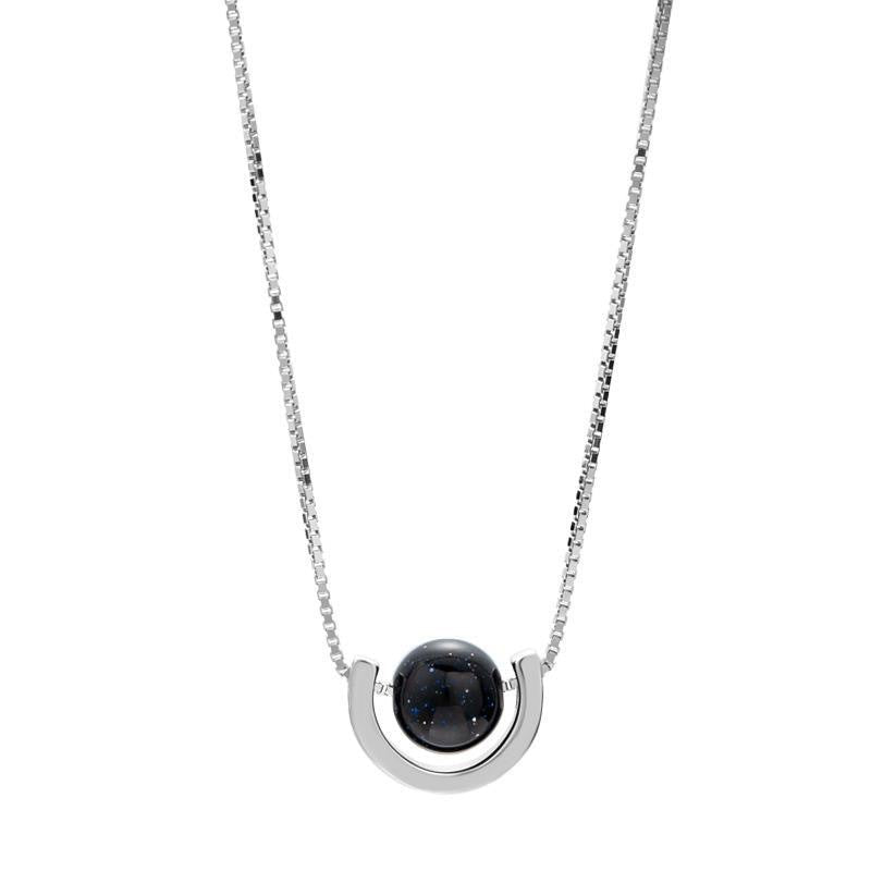 Obsidian Saturn Pendant Jewelry Obsesie
