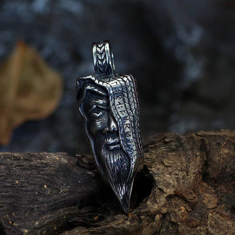 Odin Pendant - Odin Amulet, Viking Necklace, Viking Jewellery, Óðinn Obsesie