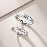 One Leaf Knows Autumn Couple Rings For Men And Women A Pair Of Creative Design Leaves Pair Rings Sen Simple Rings Sterling Silver Obsesie