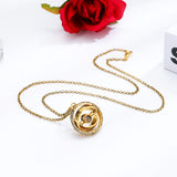 Opening Astronomical Ball Projection Necklace Obsesie