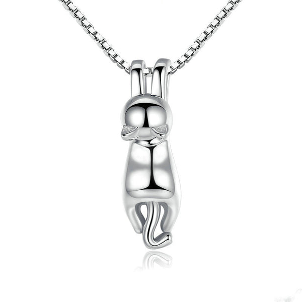 Personalized cat charm necklace necklace Obsesie