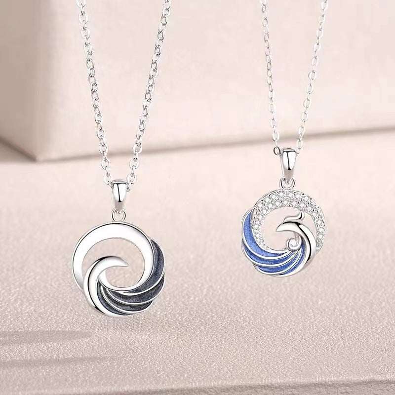 Phoenix Couple Necklace Male And Female Pair Obsesie