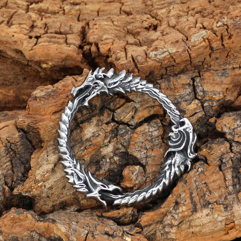 Raven Titanium Steel Pendant Viking Necklace For Men And Women Obsesie