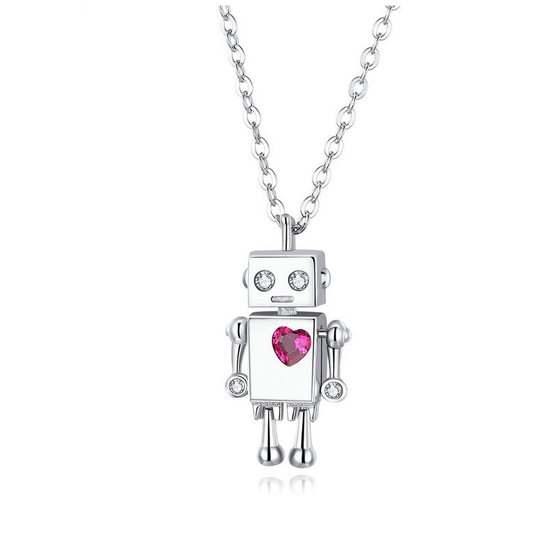 Robot Love Necklace Obsesie