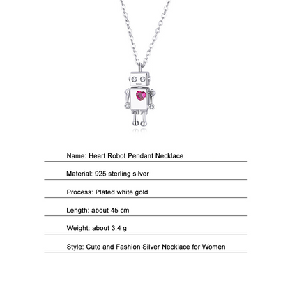 Robot Love Necklace Obsesie