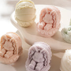 Rear cradle profile beside detailed bunny fronts