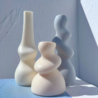 Three fluid curve castings with a wavy column, long neck and compact twist
