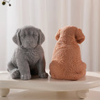 Front and back puppy views showing detailed shoulder and back fur texture