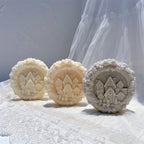 Three village castings with decorative round borders