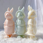 Front and side views of bonneted rabbit castings