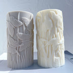 Butterfly and bird pillar casting designs side by side