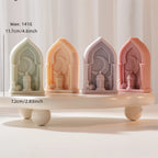 Arch casting size graphic with 11.7 cm height, 7.2 cm width and 141 g wax reference