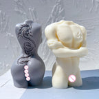 Rear dragon torso and front crossed-arm torso casting samples