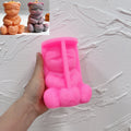 Pink silicone mummy bear and pumpkin mold