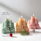 Christmas train size graphic with 9.6 cm height, 9.5 cm length and 175 g wax