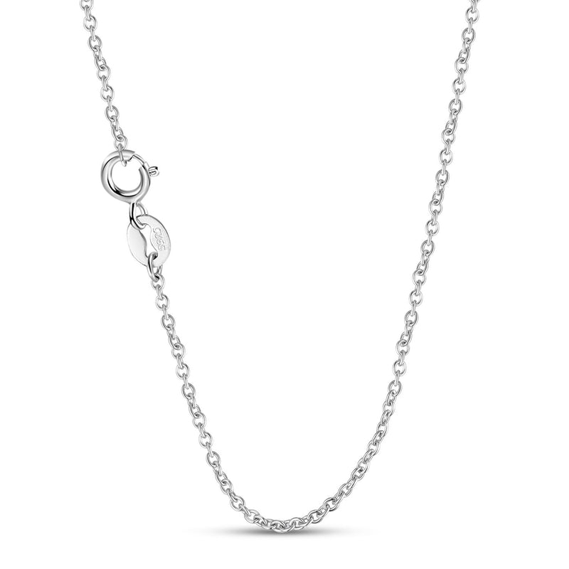 S925 Sterling Silver Simple Elk Necklace Hangtag Obsesie