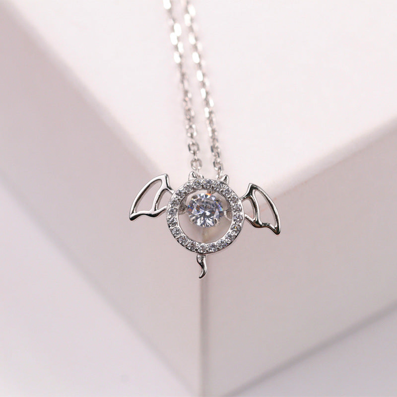 S925 sterling silver Little Devil Necklace Obsesie
