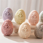 Pastel ornamental eggs with ballerina front details
