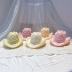 Decorated cowboy hat castings with bows and raised brim trim