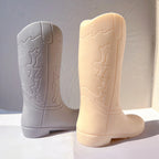 Rear and side views of western boot castings