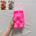 Pink SZ661 mold for the seated cow design
