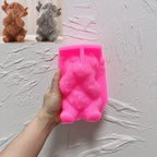Pink SZ661 mold for the seated cow design