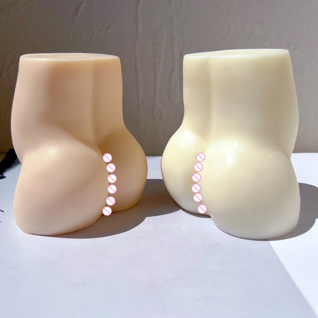 Torso casting rear profiles with smooth sculpted contours