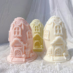 Pink and ivory cottage castings with bunny and egg details
