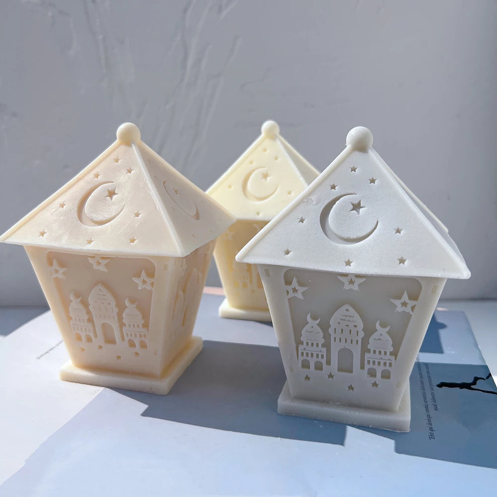 Lantern castings showing crescents stars and side panels