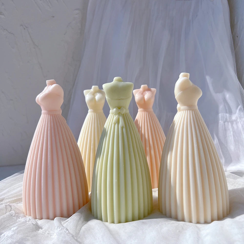Dress forms viewed from different sides