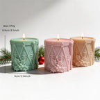 Drum candle size graphic showing 8.9 cm height, 9 cm base and 372 g wax