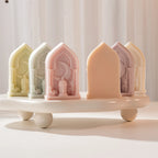 Front and flat-backed rear arch casting views