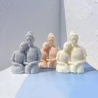 Mother and child shoulder-embrace castings