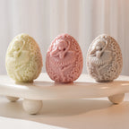 Yellow pink and gray ballerina egg castings