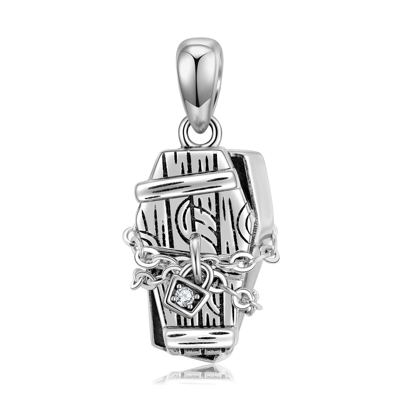 Sealed Coffin Necklace S925 Sterling Silver Obsesie