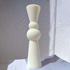 Double-sphere ribbed casting with flared top and tapered base