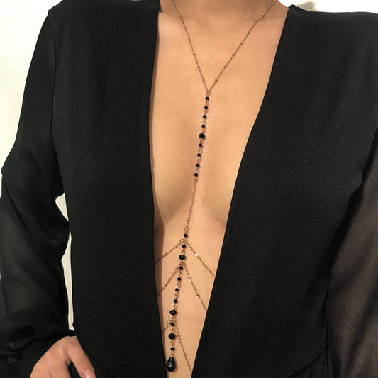 Simple personality tassel body chain Obsesie