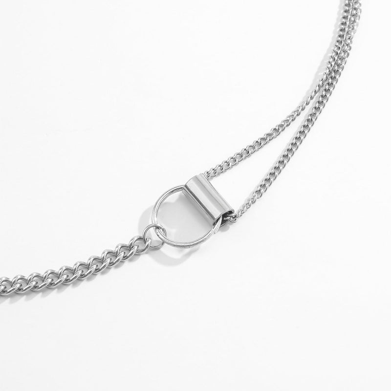 Stainless Steel Chunky Chain Necklace, Stainless Steel Chunky Chain Choker Obsesie