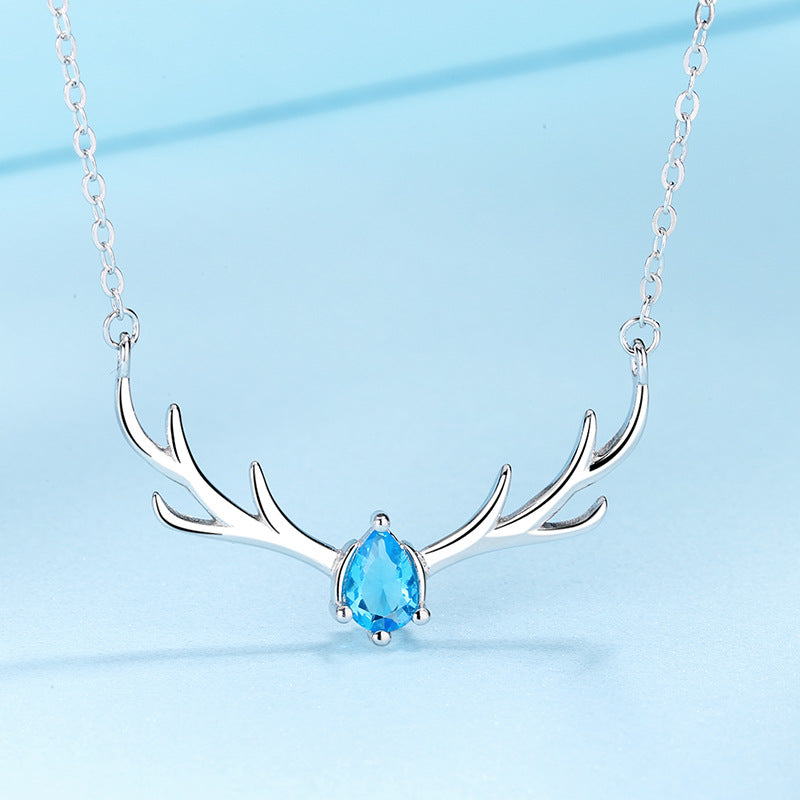 Sterling Silver One Deer Necklace With You Mori Series Obsesie