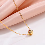 Transfer Beads Necklace Female Clavicle Chain Obsesie