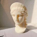 Close-up of the crowned Hera head casting