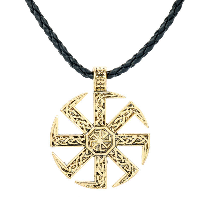 Viking Valknut Slavic Gromovik Necklace Obsesie