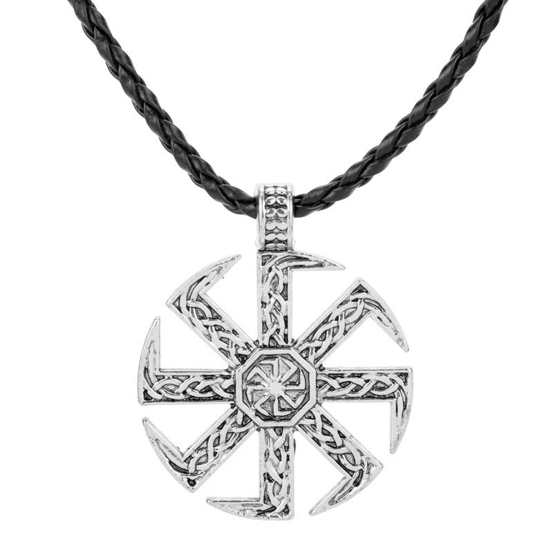 Viking Valknut Slavic Gromovik Necklace Obsesie