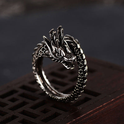 Vintage Dragon Ring Male Character Obsesie