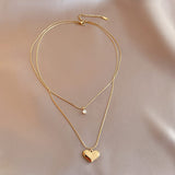 Women's Love Heart Pendant Luxury Necklace Obsesie