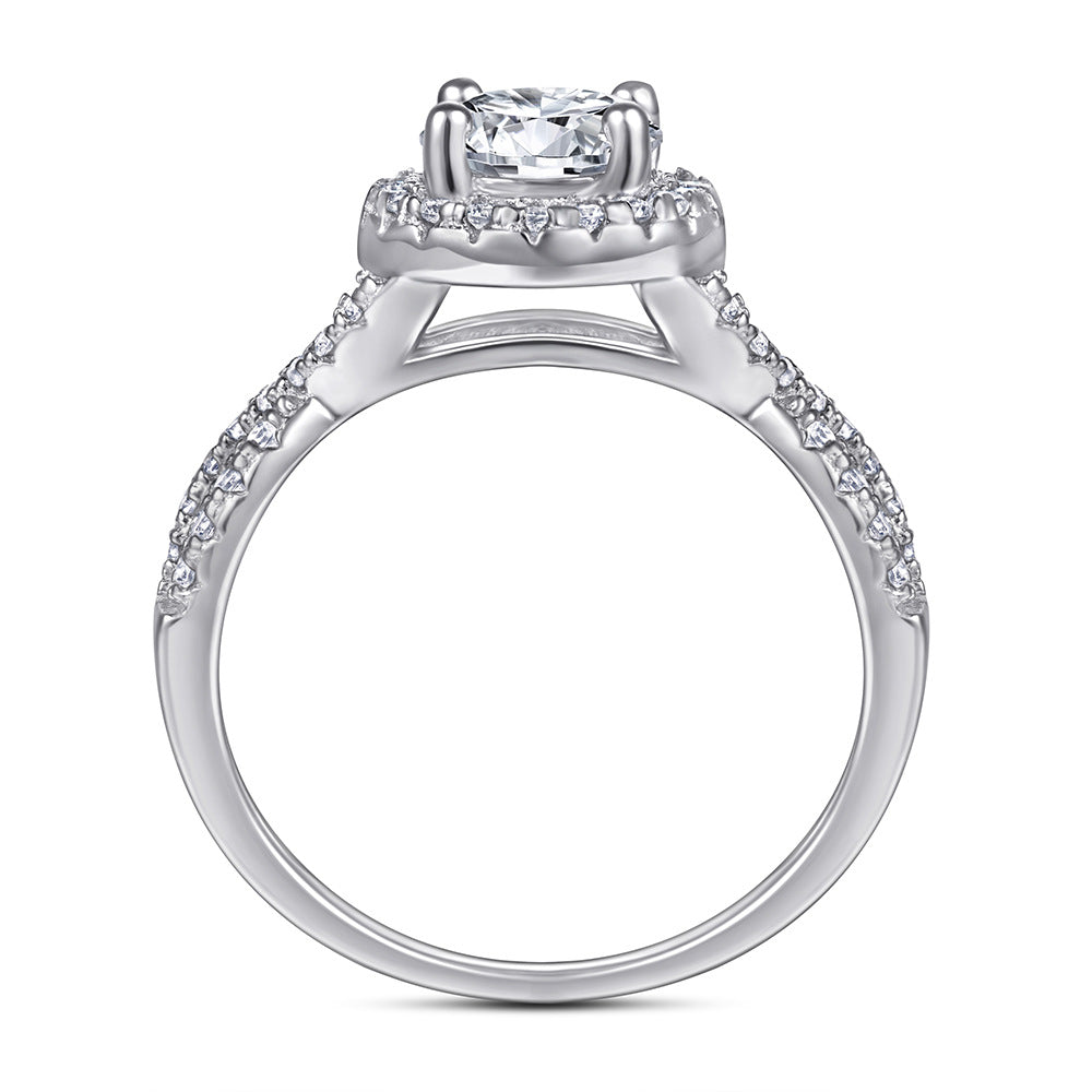 925 Sterling Silver Moissanite Ring: A Timeless Symbol of Love